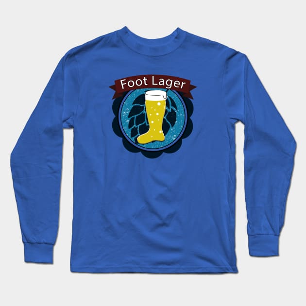 Good Place Foot Lager Long Sleeve T-Shirt by shanestillz